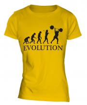 Weightlifter Evolution Ladies T-Shirt