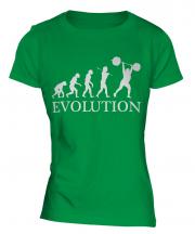 Weightlifter Evolution Ladies T-Shirt