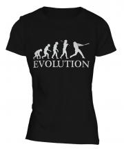 Baseball Evolution Ladies T-Shirt