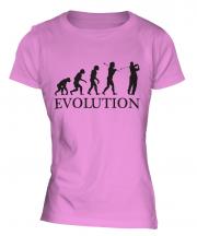 Golfer Evolution Ladies T-Shirt