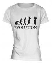 Golfer Evolution Ladies T-Shirt