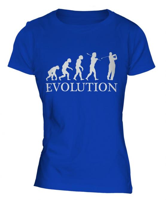 Golfer Evolution Ladies T-Shirt
