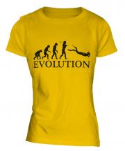 Scuba Diving Evolution Ladies T-Shirt