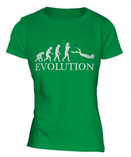 Scuba Diving Evolution Ladies T-Shirt