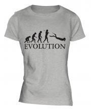 Scuba Diving Evolution Ladies T-Shirt