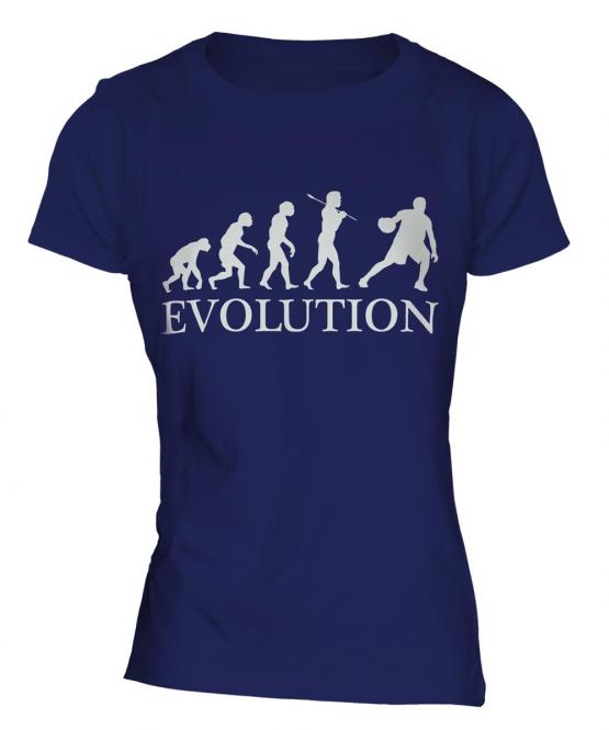 Basketball Player Evolution Ladies T-Shirt