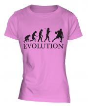 Basketball Player Evolution Ladies T-Shirt