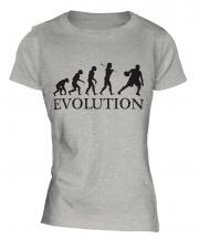 Basketball Player Evolution Ladies T-Shirt