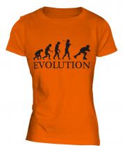 Roller Blading Evolution Ladies T-Shirt