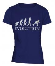 Roller Blading Evolution Ladies T-Shirt