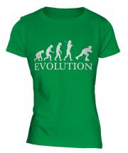 Roller Blading Evolution Ladies T-Shirt