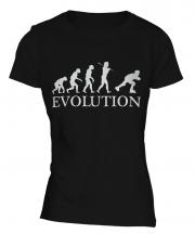 Roller Blading Evolution Ladies T-Shirt