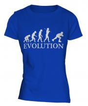 Roller Blading Evolution Ladies T-Shirt