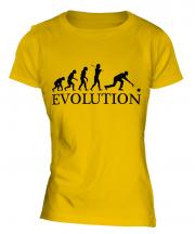 Ten Pin Bowling Evolution Ladies T-Shirt