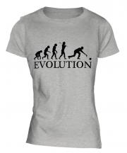 Ten Pin Bowling Evolution Ladies T-Shirt