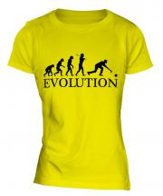 Ten Pin Bowling Evolution Ladies T-Shirt