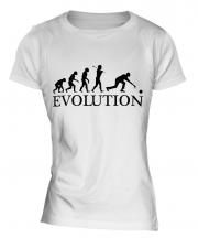 Ten Pin Bowling Evolution Ladies T-Shirt
