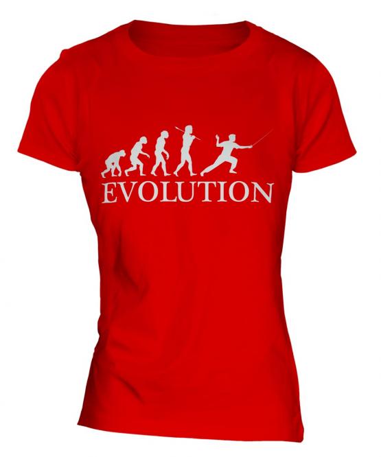 Fencing Evolution Ladies T-Shirt