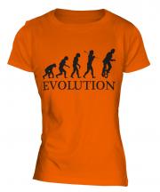 Unicyclist Evolution Ladies T-Shirt