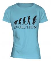 Unicyclist Evolution Ladies T-Shirt