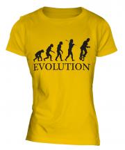 Unicyclist Evolution Ladies T-Shirt