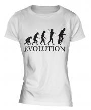 Unicyclist Evolution Ladies T-Shirt