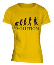 Circus Wire Walker Evolution Ladies T-Shirt