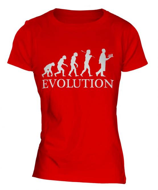 Waiter Evolution Ladies T-Shirt