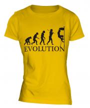 Rock Climbing Evolution Ladies T-Shirt