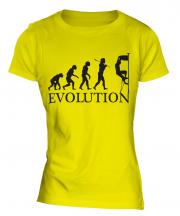 Rock Climbing Evolution Ladies T-Shirt