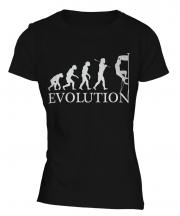 Rock Climbing Evolution Ladies T-Shirt
