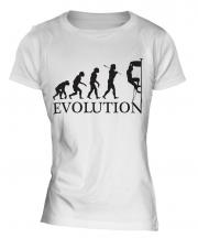 Rock Climbing Evolution Ladies T-Shirt