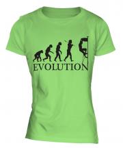 Rock Climbing Evolution Ladies T-Shirt