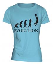 Slam Dunk Basketball Evolution Ladies T-Shirt