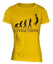Slam Dunk Basketball Evolution Ladies T-Shirt
