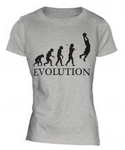 Slam Dunk Basketball Evolution Ladies T-Shirt