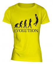 Slam Dunk Basketball Evolution Ladies T-Shirt