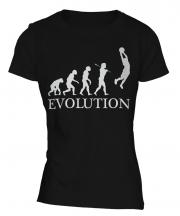 Slam Dunk Basketball Evolution Ladies T-Shirt