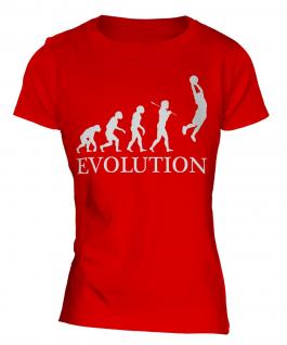 Slam Dunk Basketball Evolution Ladies T-Shirt
