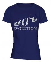 Gymnastics Rings Evolution Ladies T-Shirt