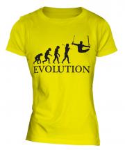 Gymnastics Rings Evolution Ladies T-Shirt