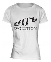 Gymnastics Rings Evolution Ladies T-Shirt