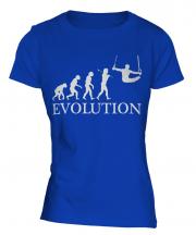 Gymnastics Rings Evolution Ladies T-Shirt