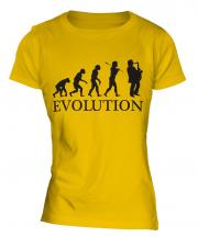 Saxophone Player Evolution Ladies T-Shirt