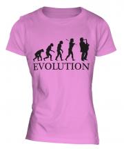 Saxophone Player Evolution Ladies T-Shirt
