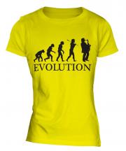 Saxophone Player Evolution Ladies T-Shirt