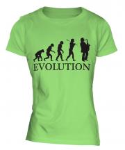 Saxophone Player Evolution Ladies T-Shirt