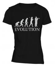 Trumpet Player Evolution Ladies T-Shirt