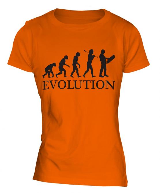 Construction Site Manager Evolution Ladies T-Shirt