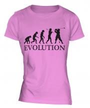 Classic Golfer Evolution Ladies T-Shirt